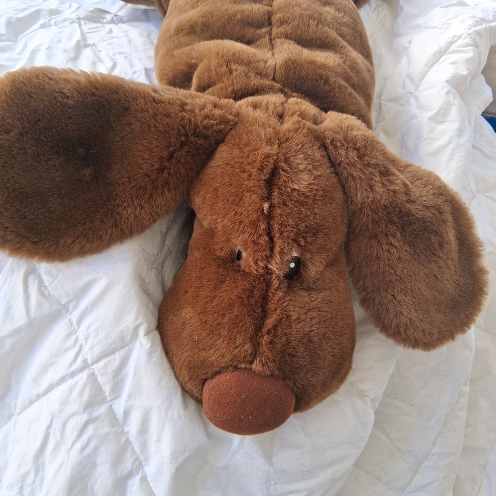 Vintage Chosun International Brown Floppy Dog Large Plush Stuffed Animal Toy